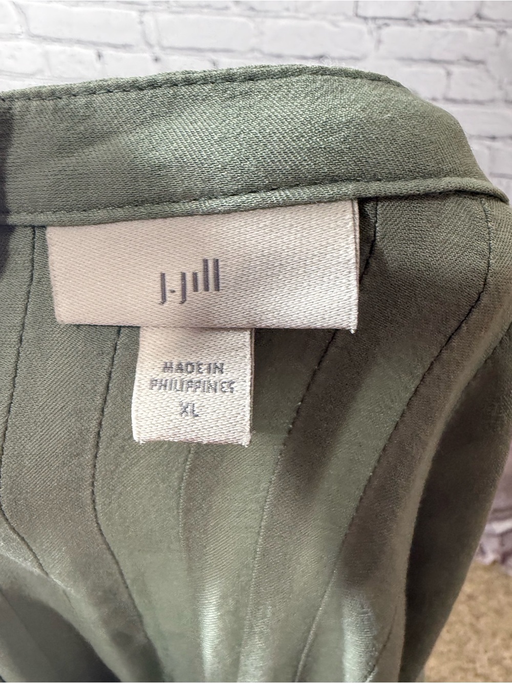 J. Jill Light Sage V-Neck Long Sleeve Women's tunic size xl - Picture 12 of 12